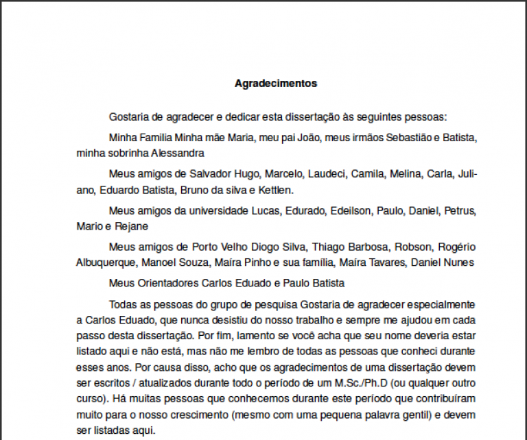 Como Fazer Os Agradecimentos Do Seu Tcc Nas Normas Abnt Fastformat 2602