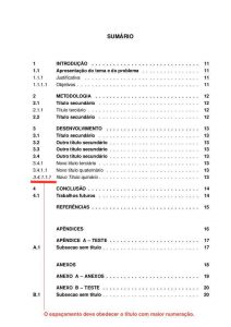 Sumário ABNT: Como Fazer Automático no Word (com Modelo)
