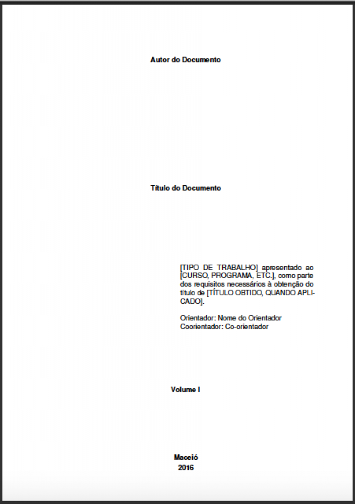 Como fazer Contracapa (folha de rosto) nas normas ABNT